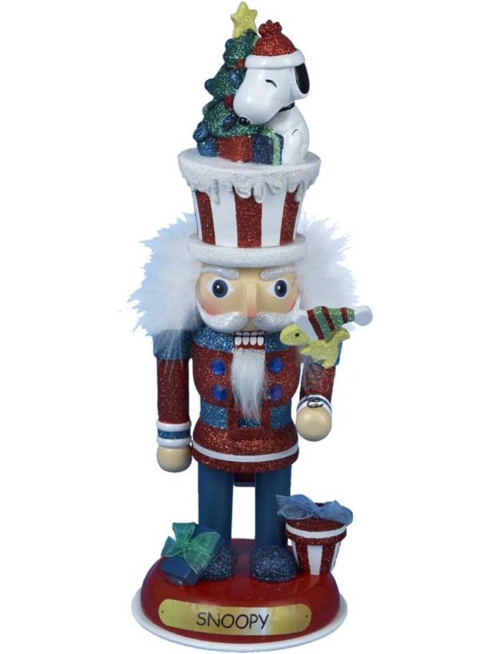 Snoopy Nutcracker 12-Inch | Holiday Decor | Collectible Peanuts Figure